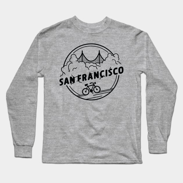 Bike San Francisco Long Sleeve T-Shirt by luckybengal